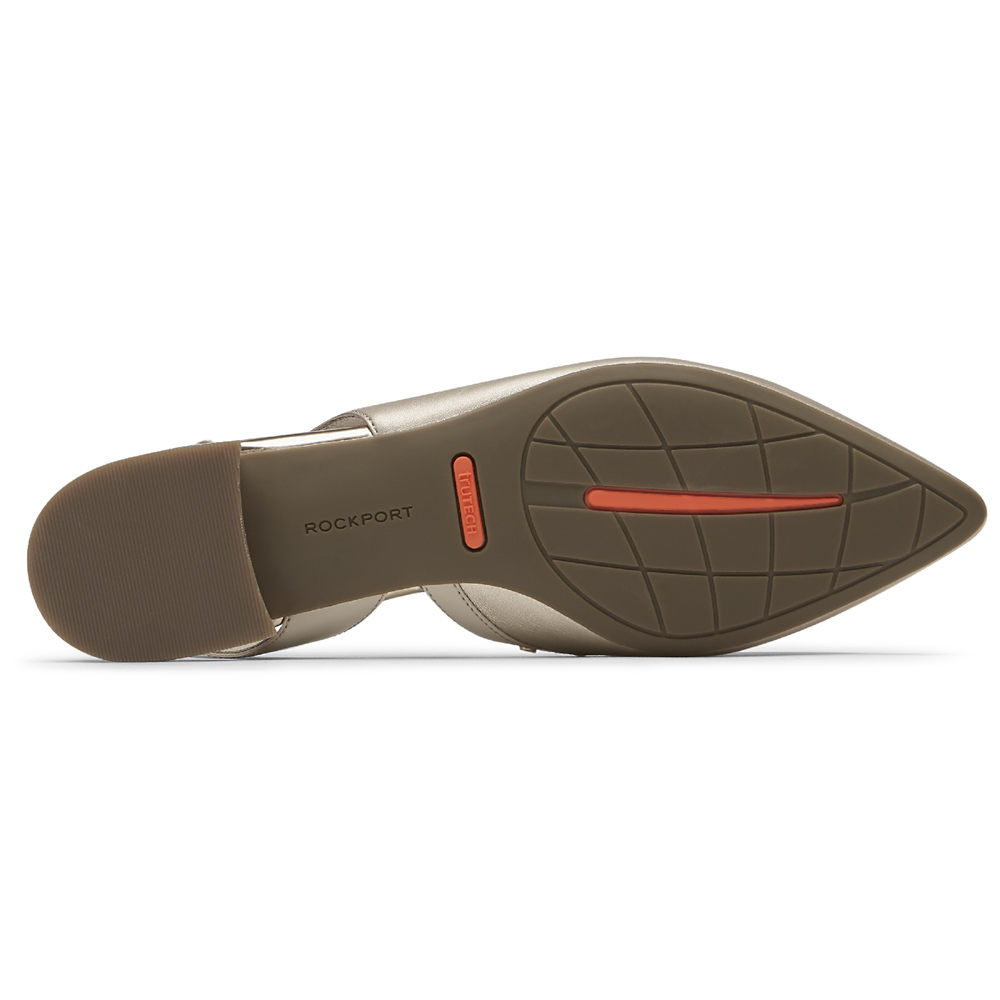 Womens Slingback - Rockport Total Motion Zuly Studded - Grey - ICSV65074